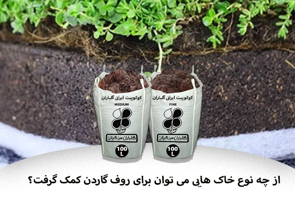 از چه نوع خاک هایی می توان برای روف گاردن کمک گرفت؟