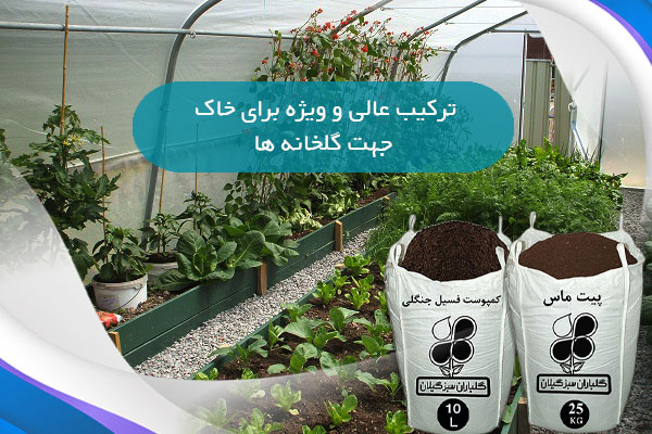 ترکیب عالی و ویژه برای خاک جهت گلخانه ها